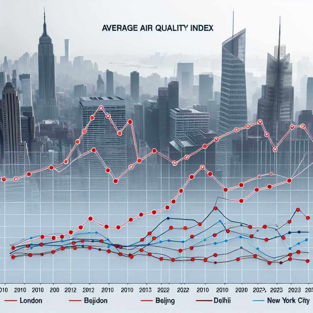 AQI Trends in Major Cities (2010-2023)
