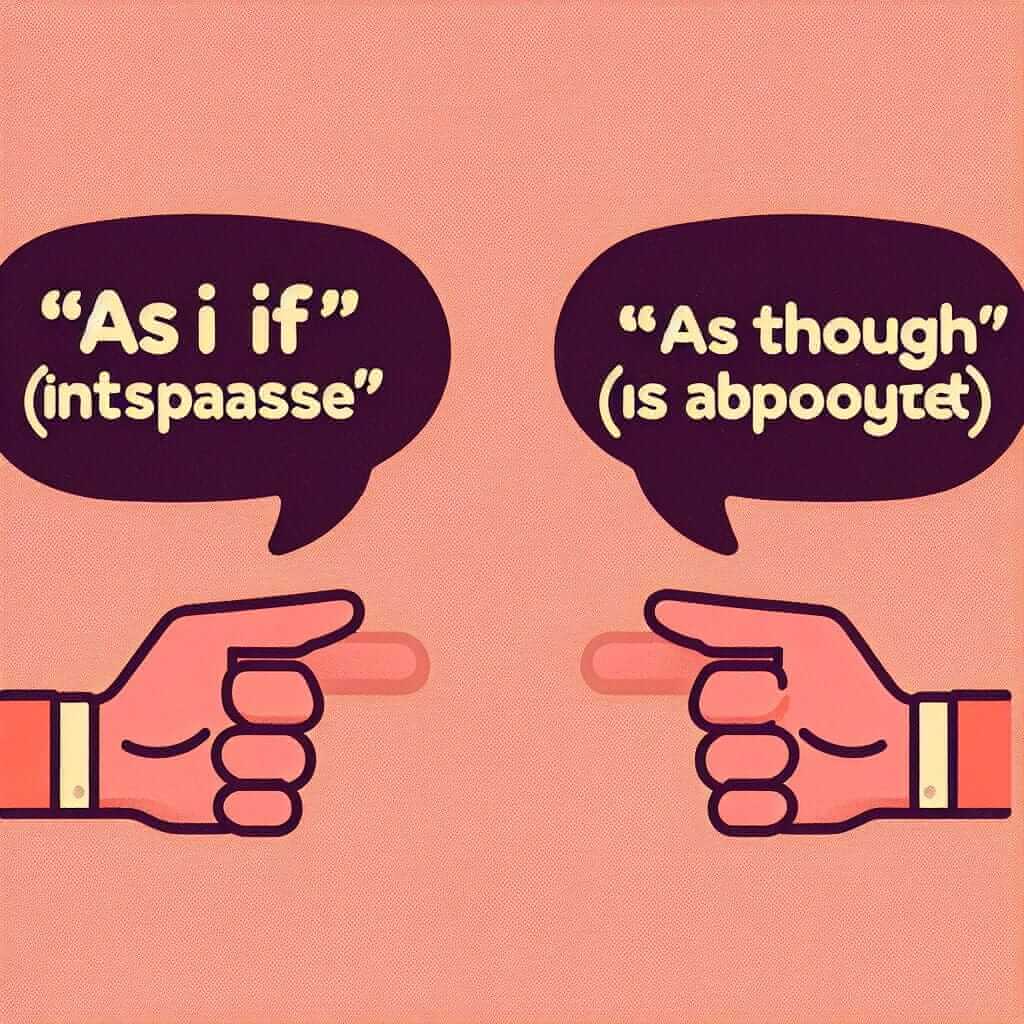 As If As Though Example