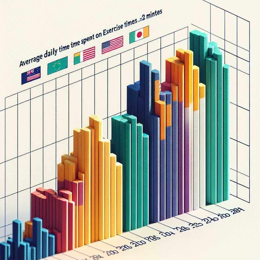 Average Daily Exercise Time by Country