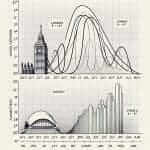 Average Monthly Temperatures in London and Sydney