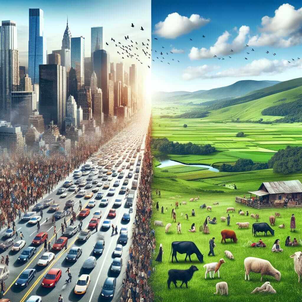 City vs. Countryside