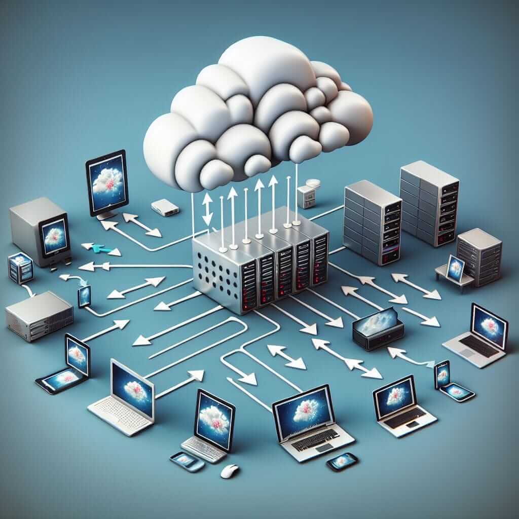 Cloud Storage Concept