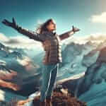 Woman Feeling Free