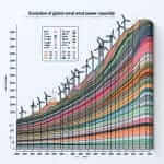 Global Wind Power Capacity by Region (2000-2023)