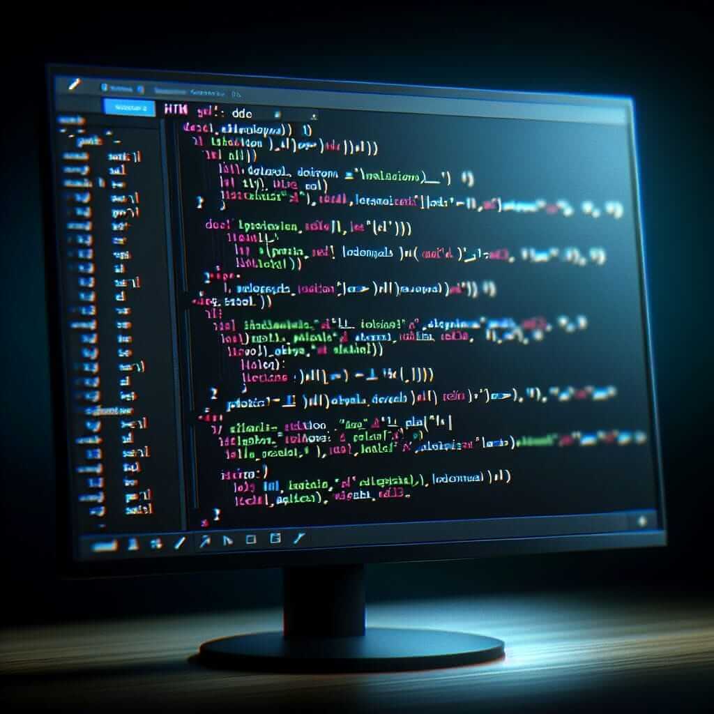 HTML code example