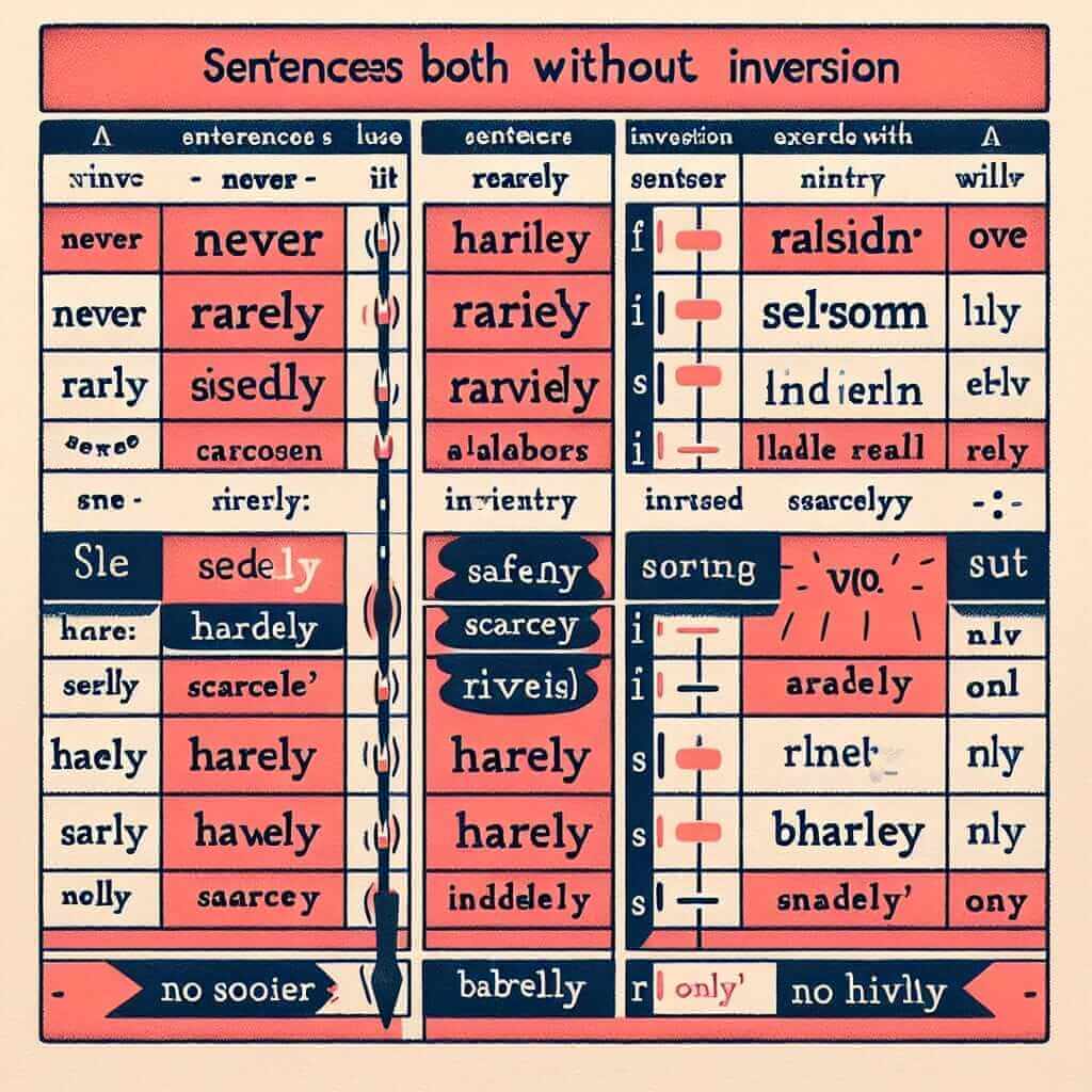 IELTS Inversion Examples