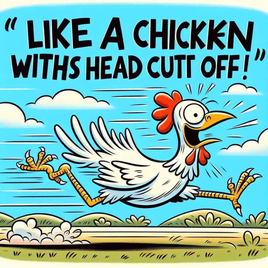 Like a Chicken with Its Head Cut Off