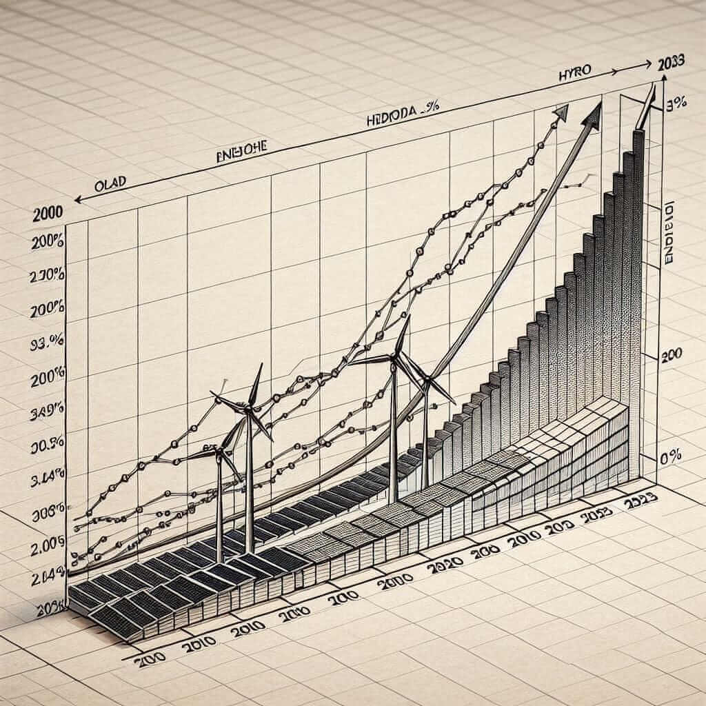 Renewable Energy Usage Line Graph