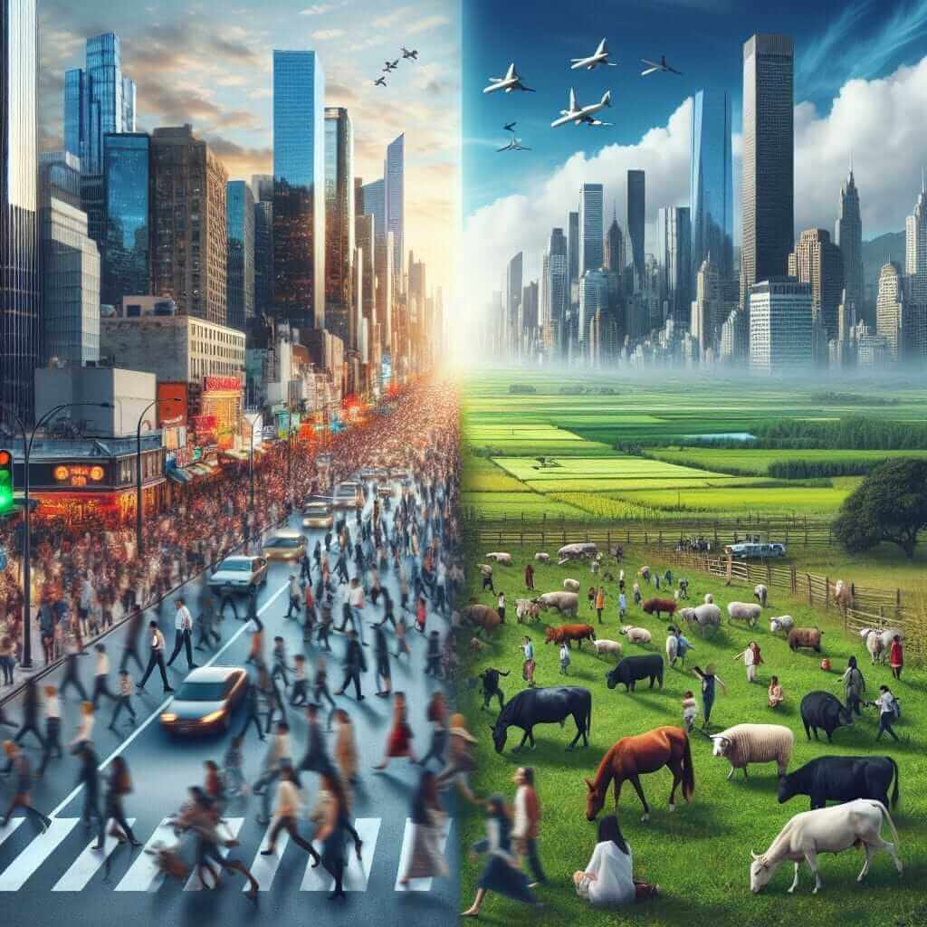 City vs. Country Living