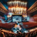 Coldplay concert at Wembley Stadium