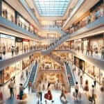 Crowded Shopping Mall
