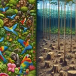 Impact of deforestation on biodiversity