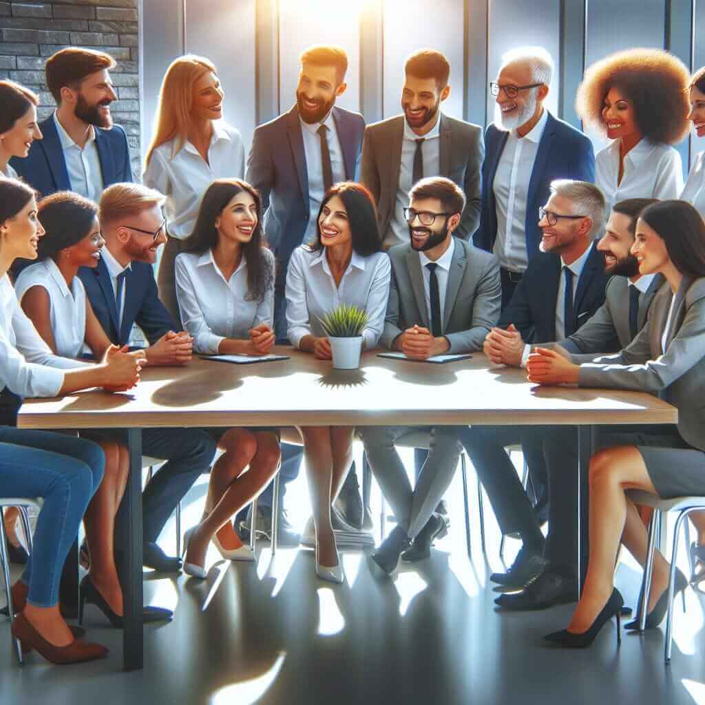 Diverse Workplace Meeting