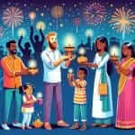 Diwali celebration