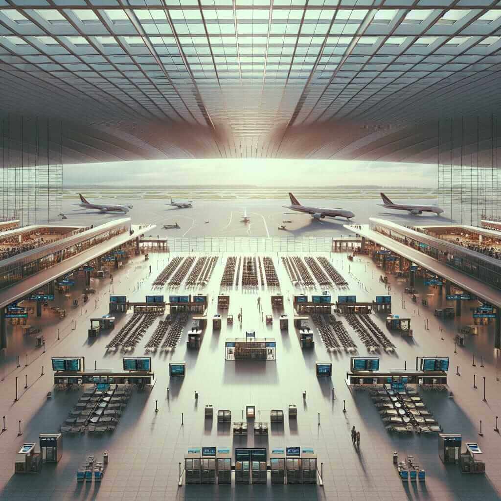 empty airport