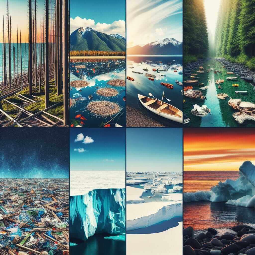 Environmental Problems Collage