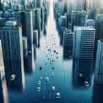 Flooded city