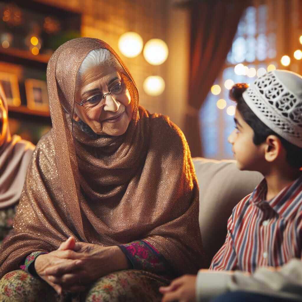 Grandmother Giving Advice