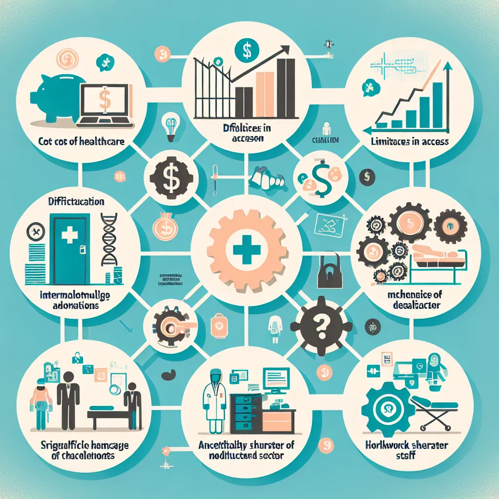 Healthcare Challenges Infographic