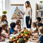Children learning about nutrition