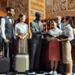 hotel staff interaction