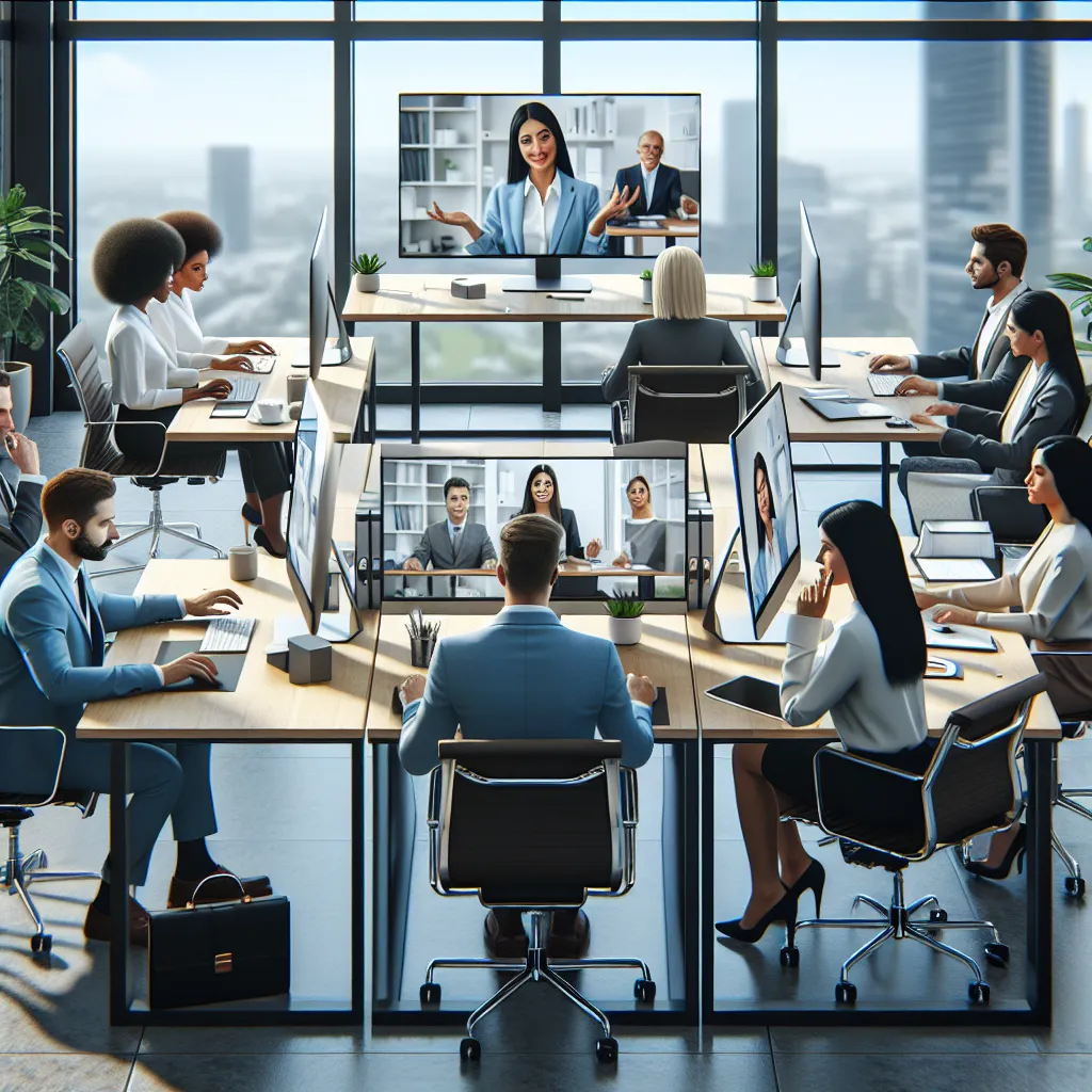 Hybrid work environment benefits