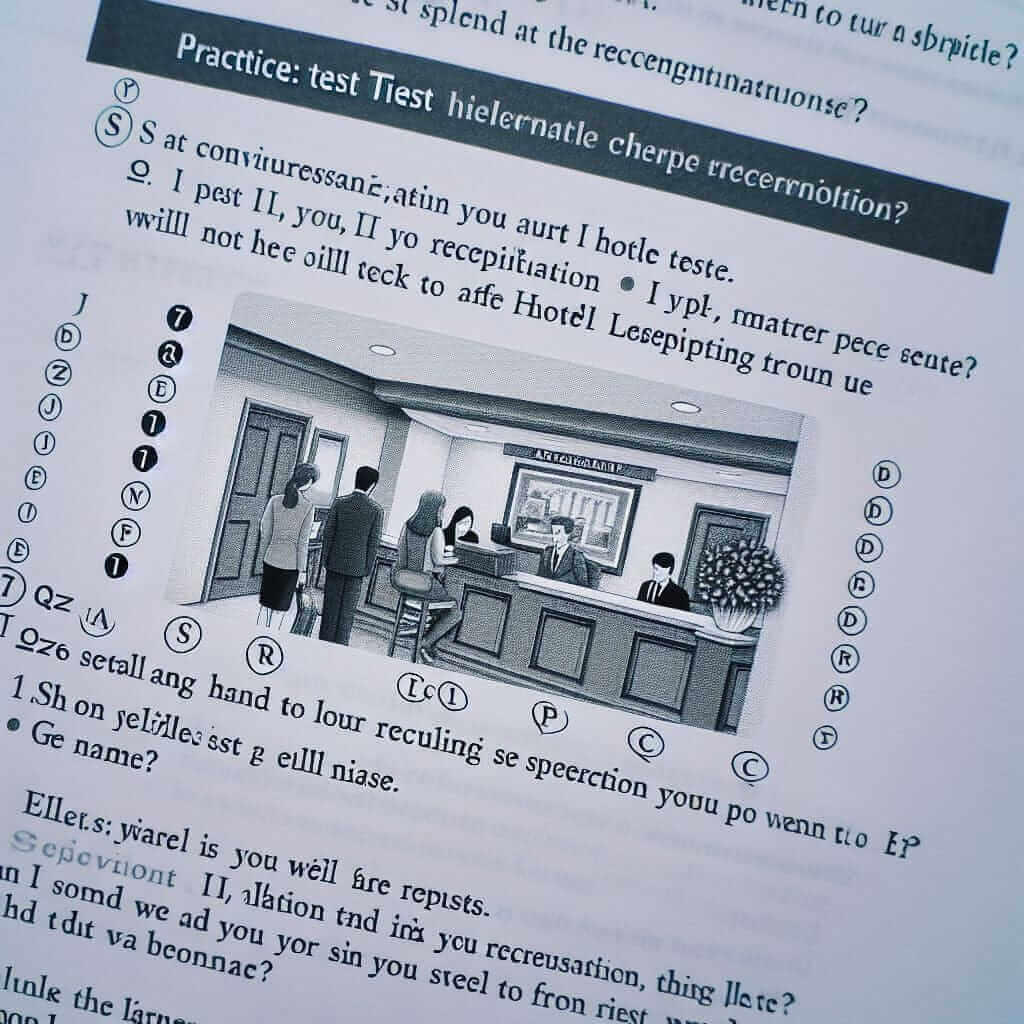 IELTS Listening Practice: Hotel Reception