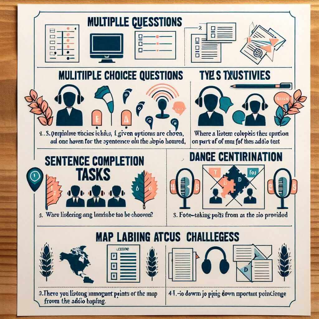 IELTS Listening question types