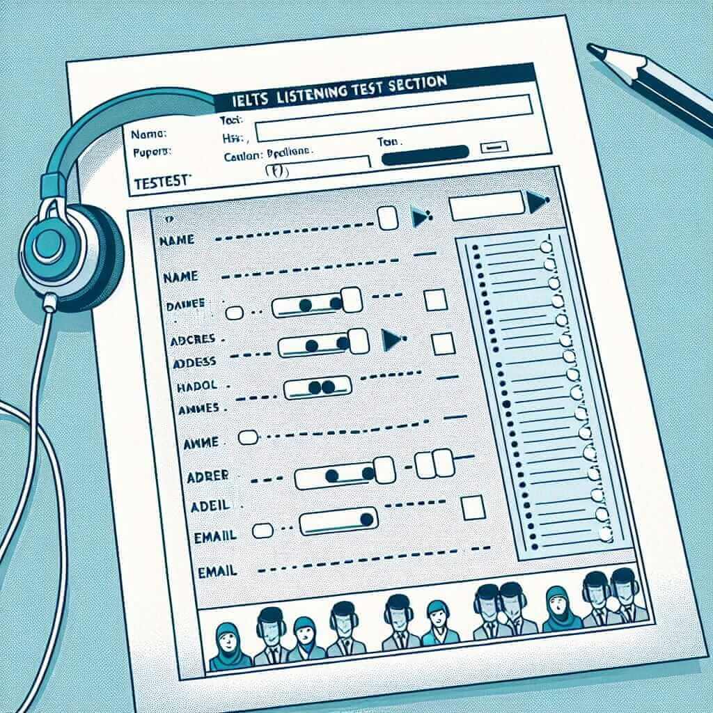 ielts listening test example
