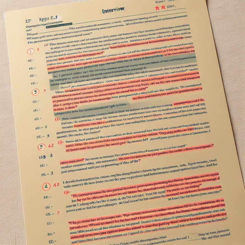 IELTS Reading Interview Example