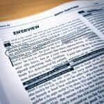 ielts reading interview example