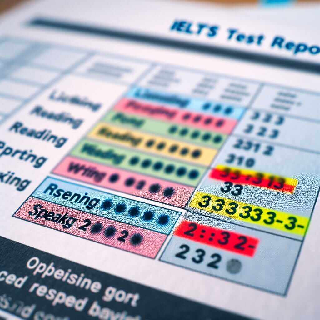 ielts score report