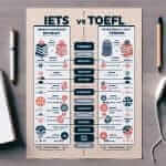 IELTS vs TOEFL Format Comparison Table