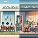 Mental health services provided by government and private organizations