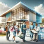 Modern School Building