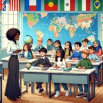 Diverse classroom setting