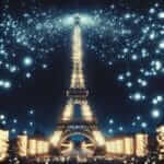 Paris Eiffel Tower at Night