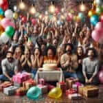 People Surprised at a Party