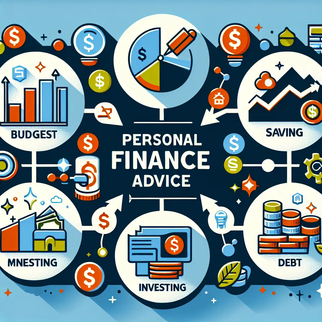 Personal finance tips infographic