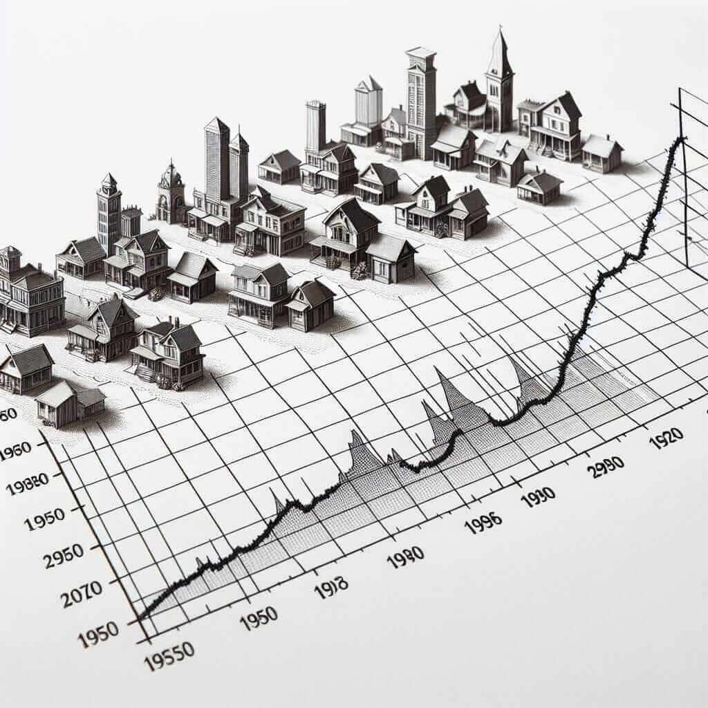 Population Trends in a Town (1950-2010)
