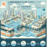 Rising sea levels impacting coastal cities