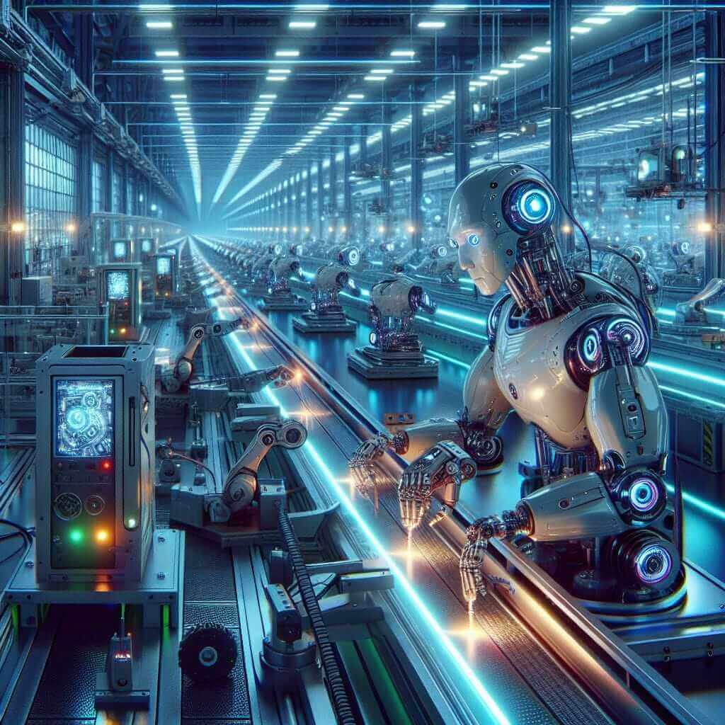 Robots Replacing Factory Workers
