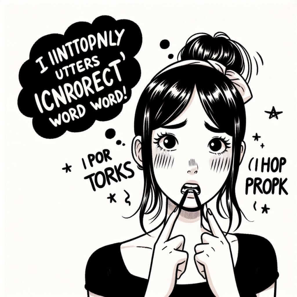 slip of the tongue