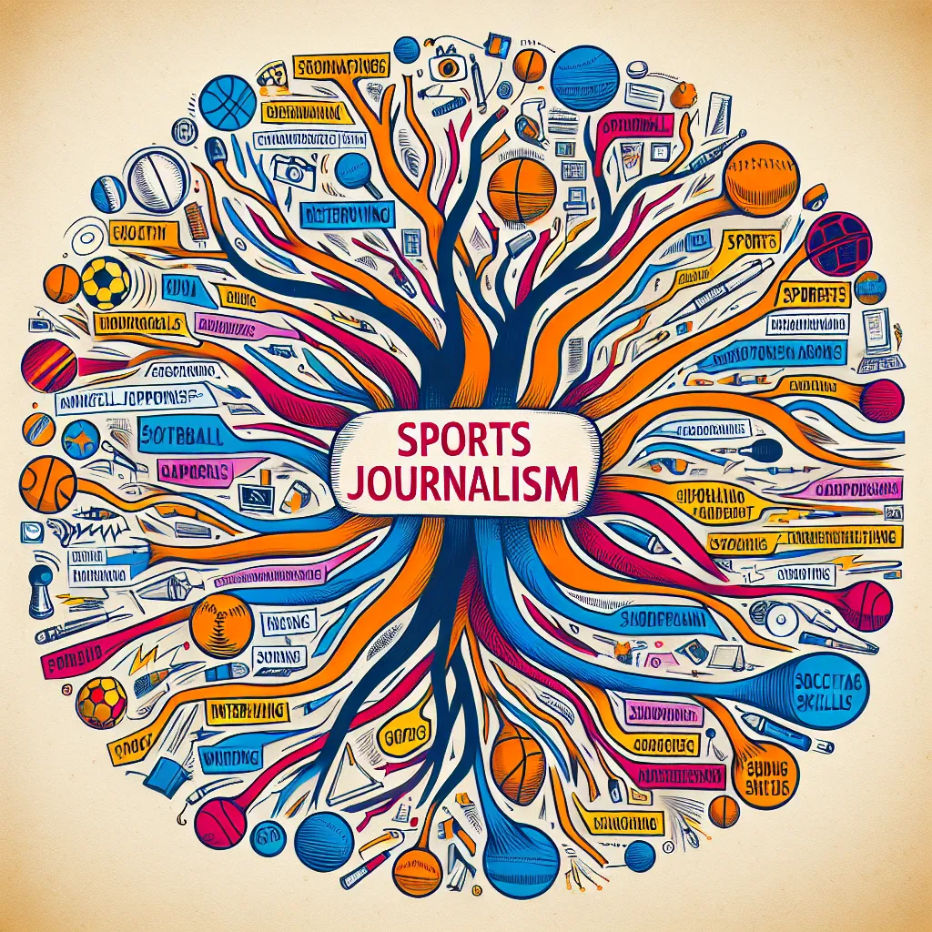 Sports Journalism Mind Map
