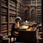 student studying