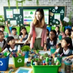 Sustainability in education concept