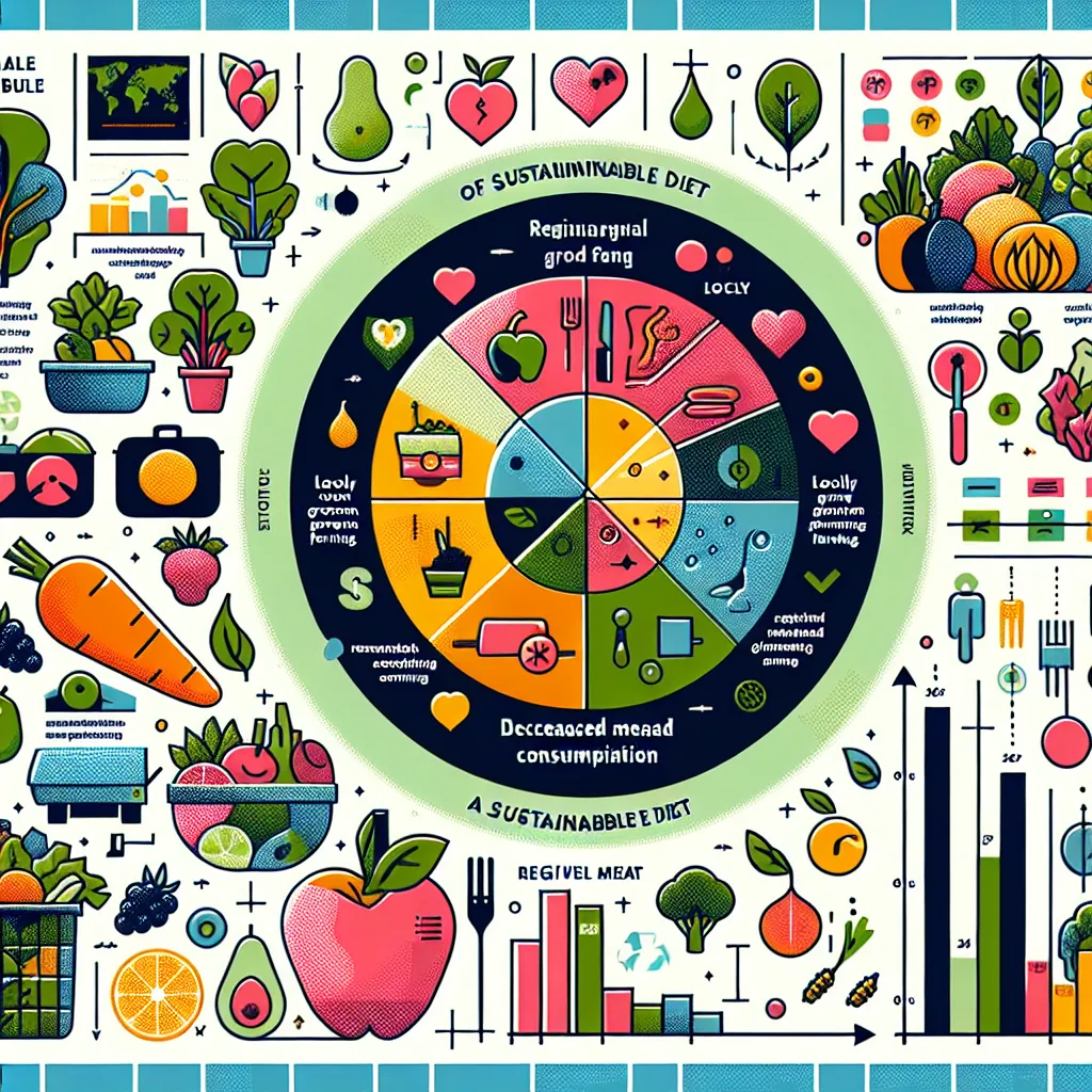 Sustainable Diet Plan Infographic