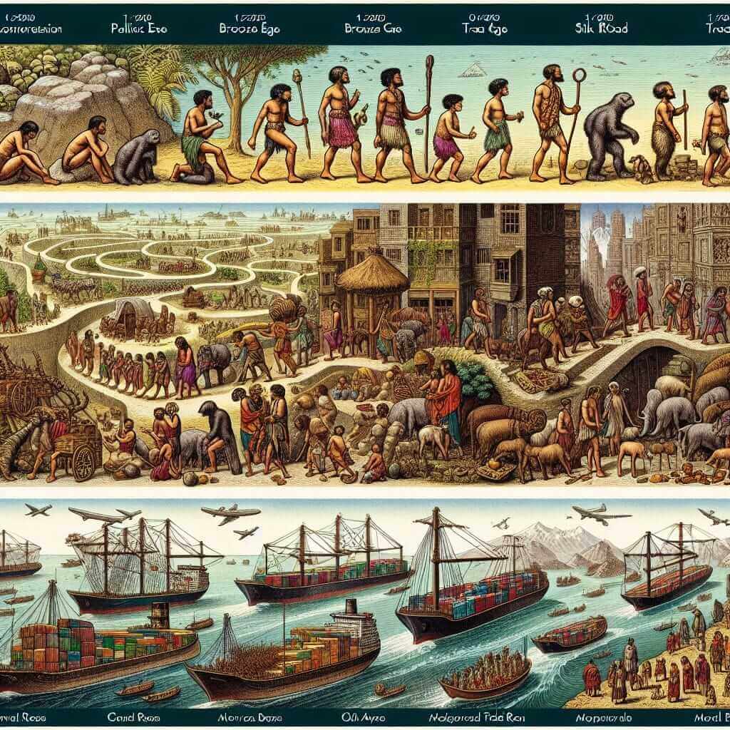 The Evolution of Trade Routes