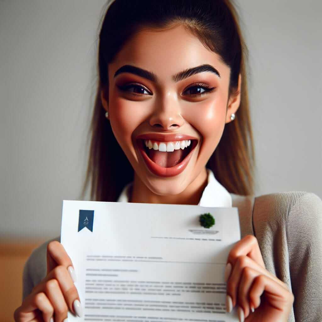 Excitement of Receiving University Acceptance