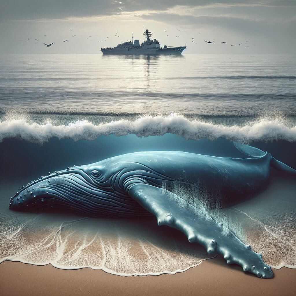 whale stranding sonar